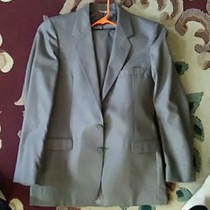 Two piece casual grey suit, and trousers.